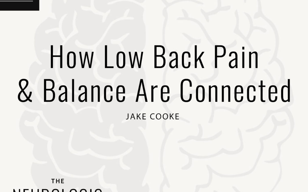 How Low Back Pain And Balance Are Connected
