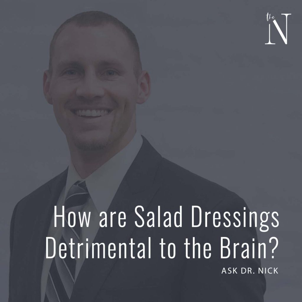 salad dressing brain health